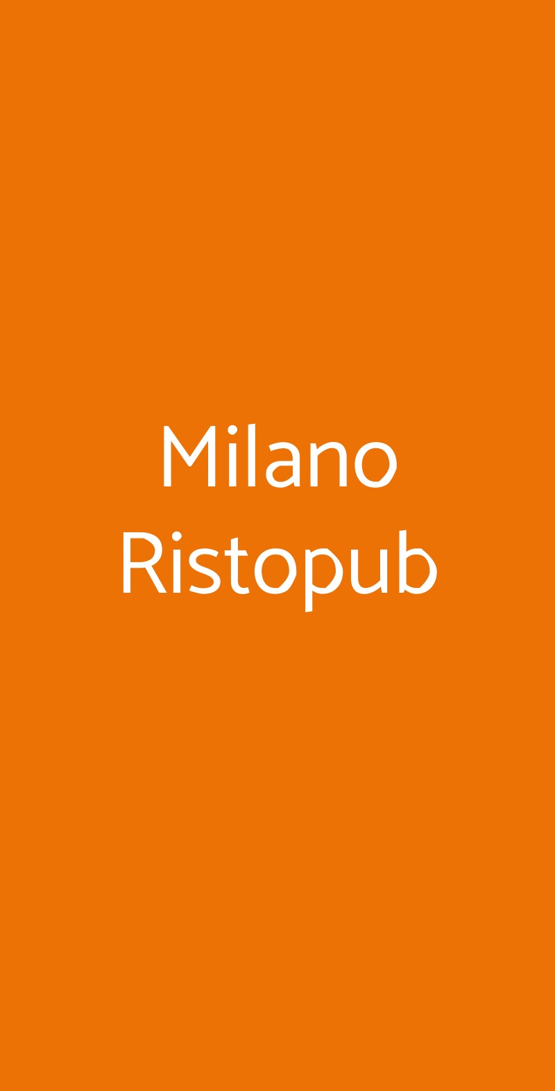 Milano Ristopub Caltanissetta menù 1 pagina