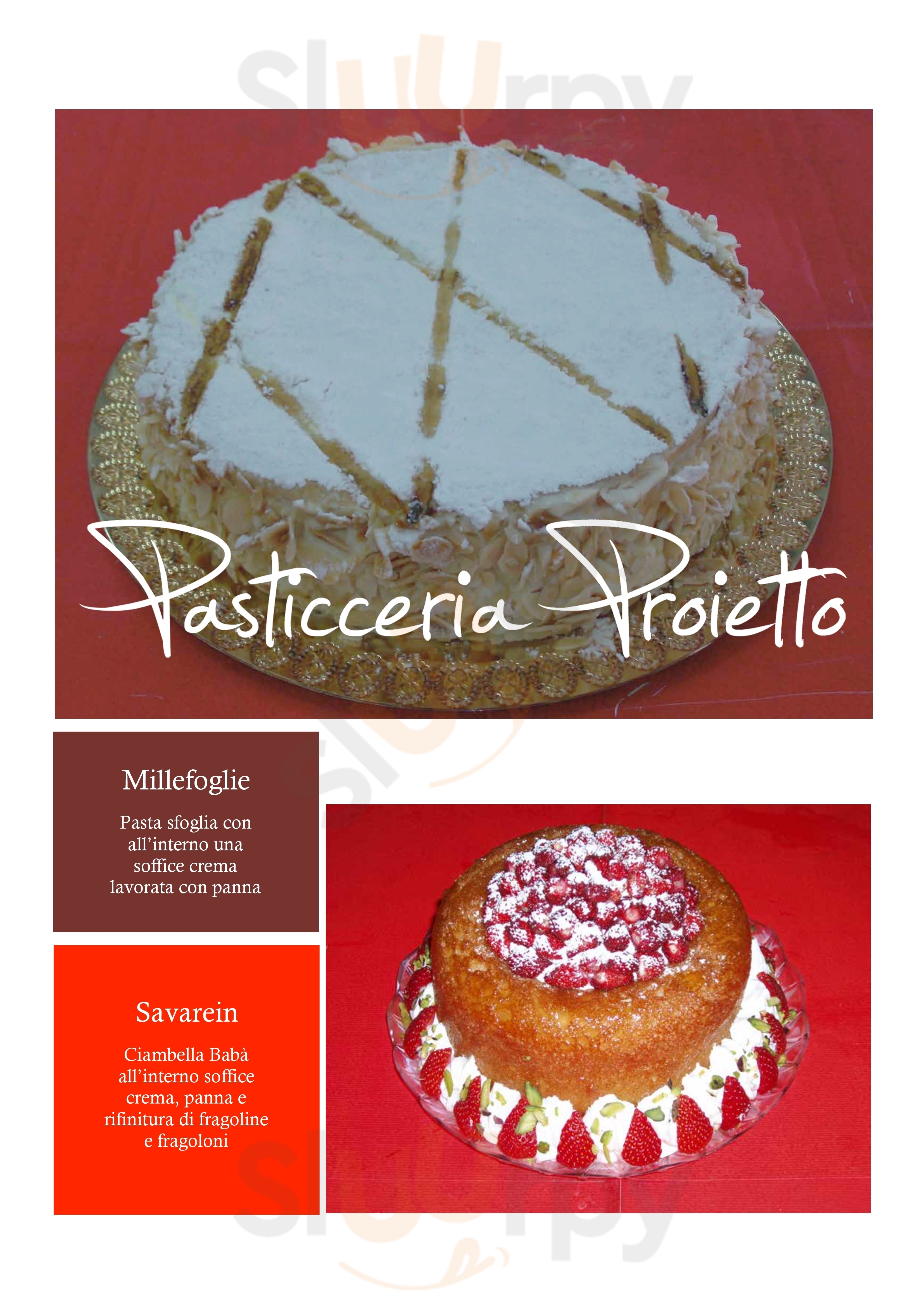 Pasticceria Proietto Catania menù 1 pagina