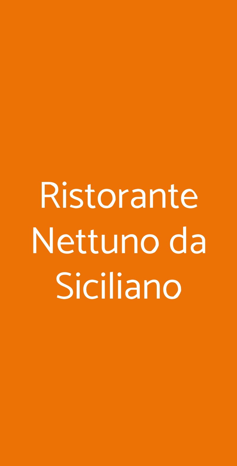 Ristorante Nettuno da Siciliano Taormina menù 1 pagina