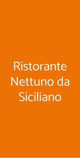 Ristorante Nettuno Da Siciliano, Taormina