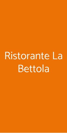 Ristorante La Bettola, Aci Castello