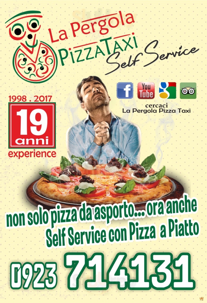 La Pergola Pizza Taxi Marsala menù 1 pagina
