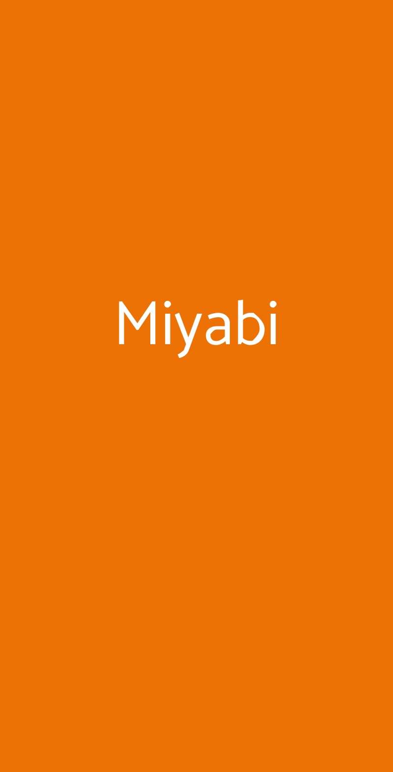 Miyabi Bologna menù 1 pagina