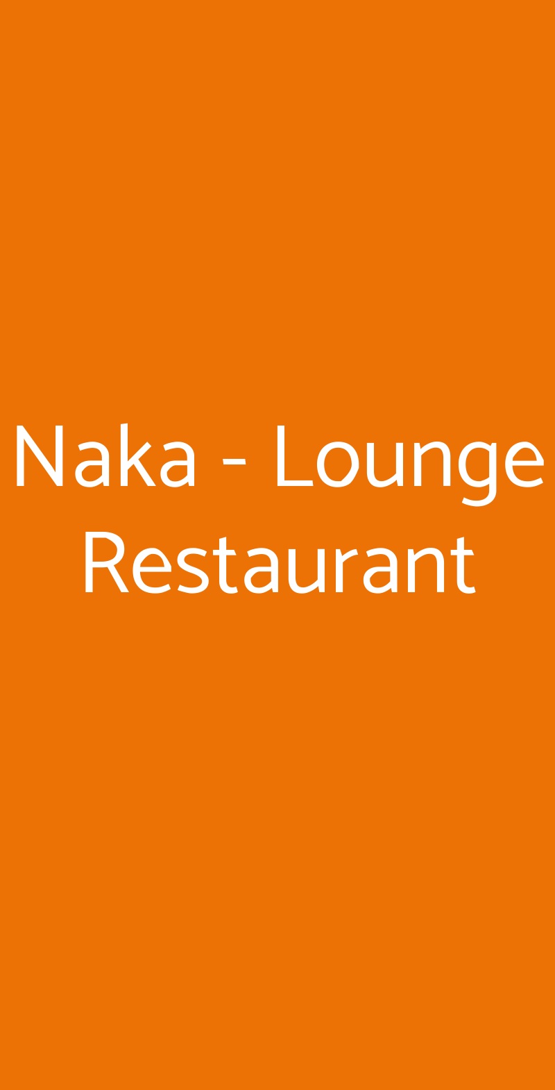 Naka - Lounge Restaurant, Cefalù