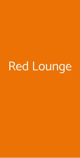 Red Lounge, Catania