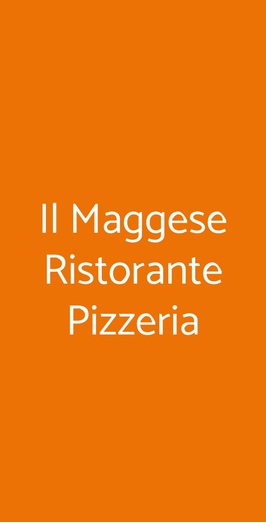 Il Maggese Ristorante Pizzeria, Catania