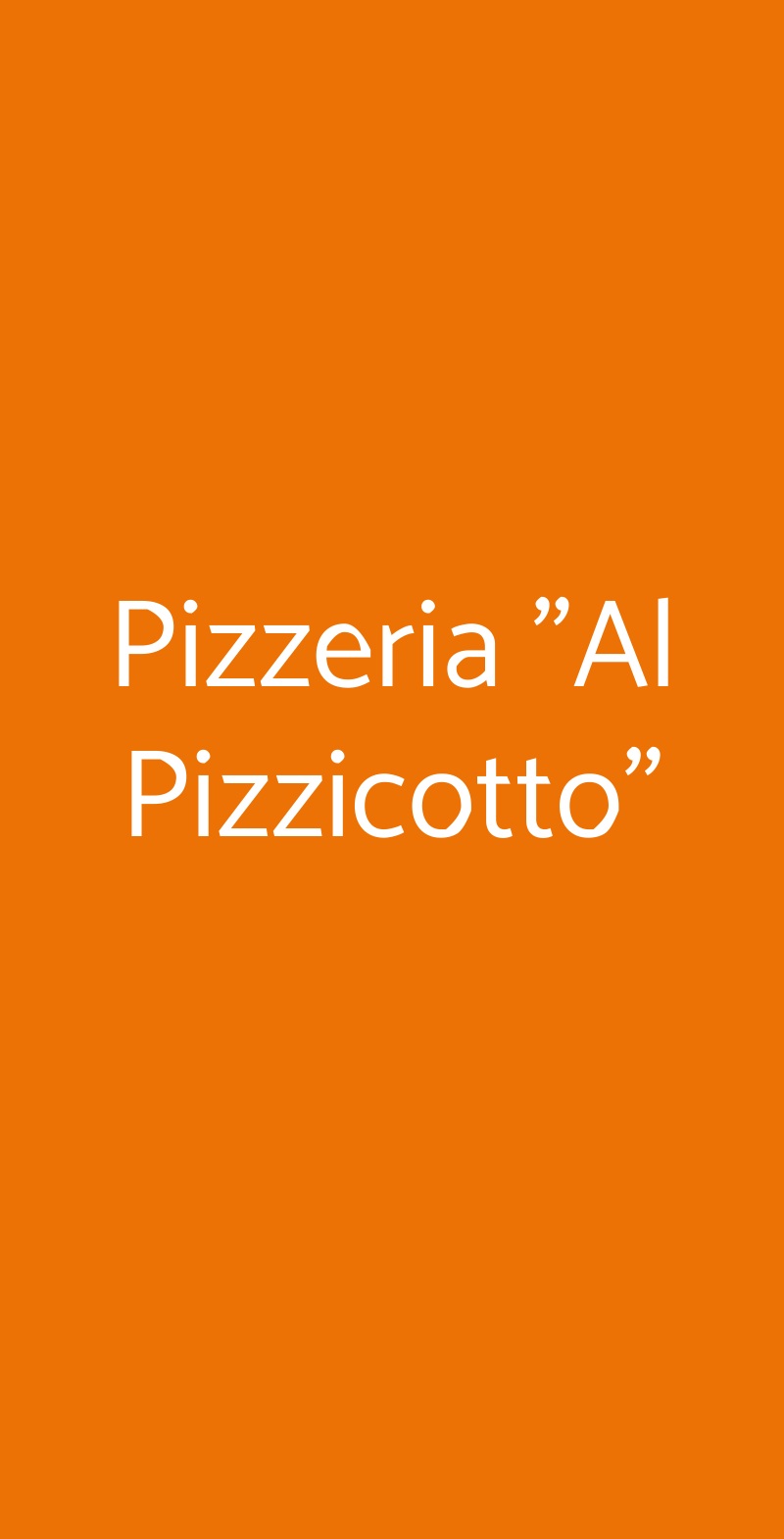 Pizzeria "Al Pizzicotto" Trecastagni menù 1 pagina