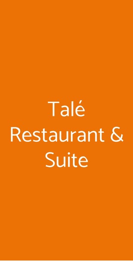 Talé Restaurant & Suite, Piedimonte Etneo