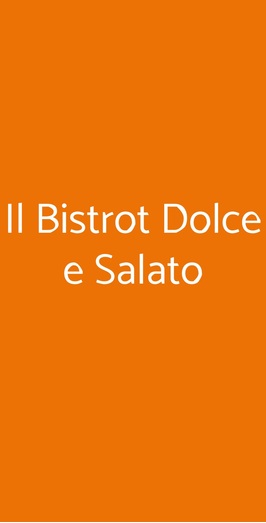 Il Bistrot Dolce E Salato, Caltagirone