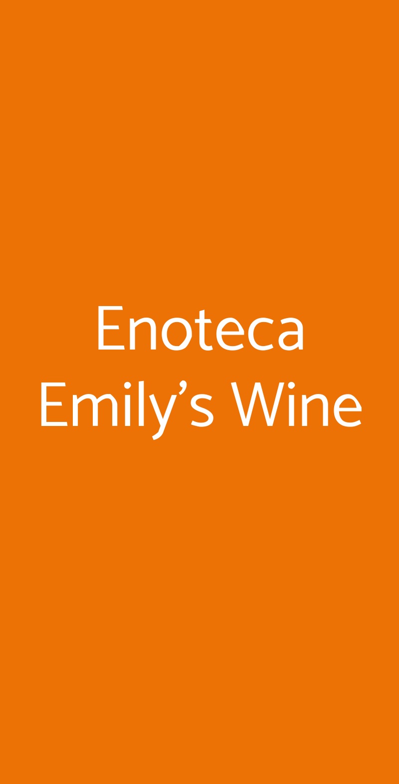 Enoteca Emily's Wine, Noto