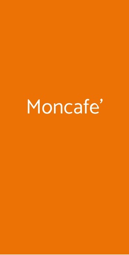 Moncafe', Siracusa