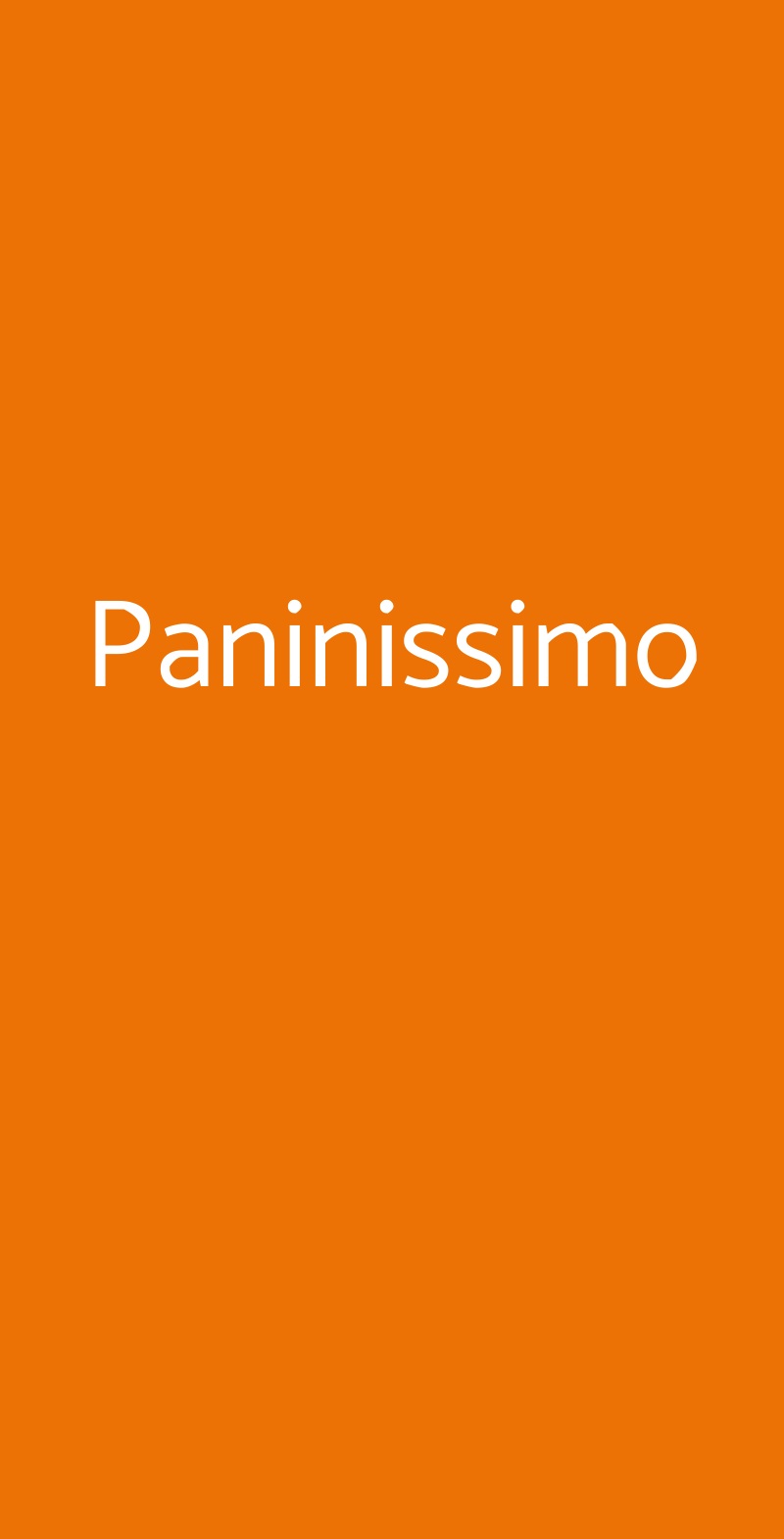 Paninissimo Palermo menù 1 pagina