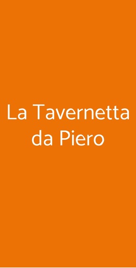 La Tavernetta Da Piero, Siracusa