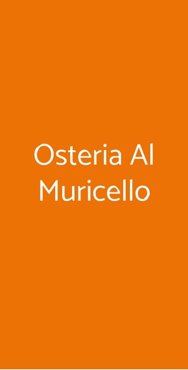 Osteria Al Muricello, Messina