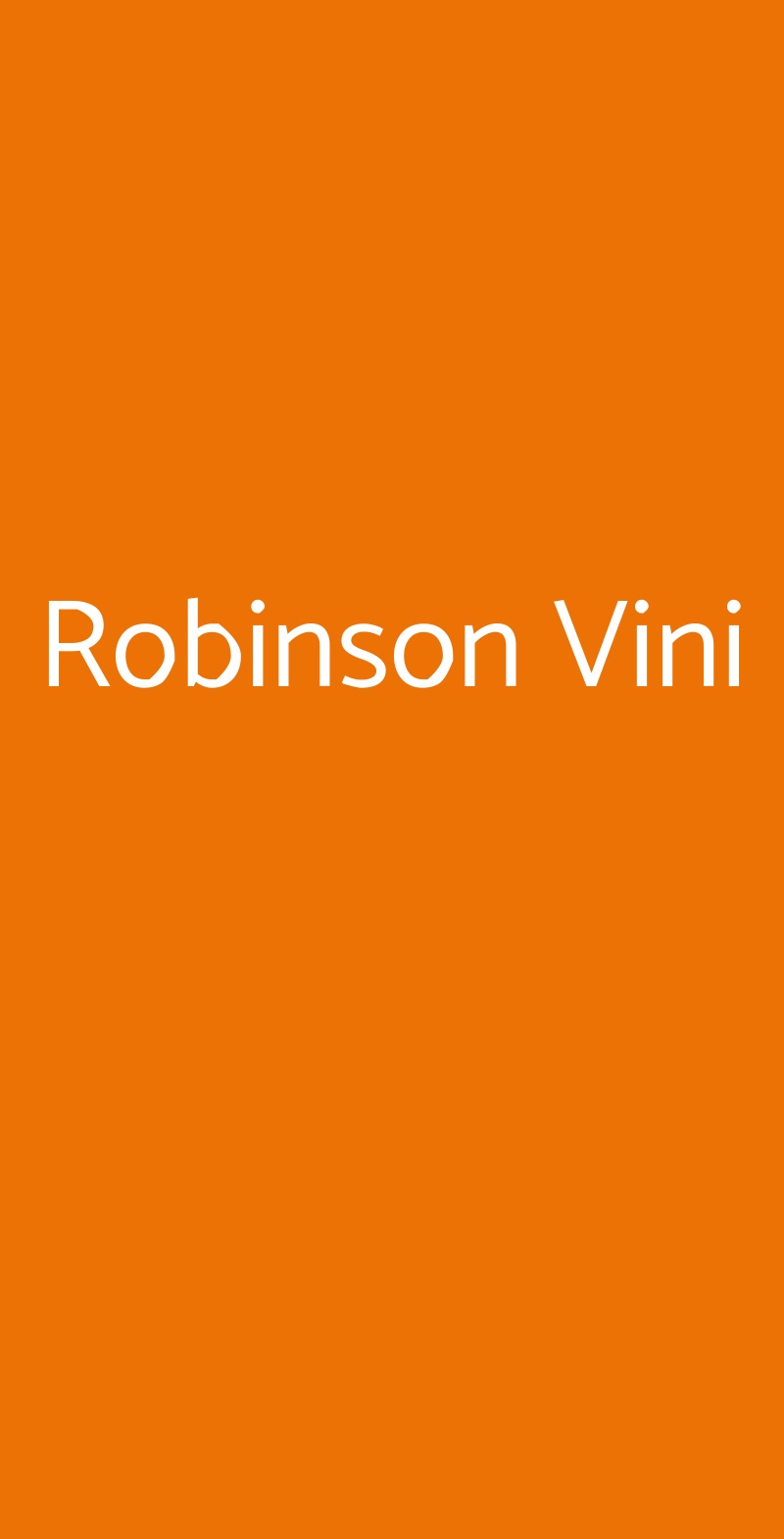 Robinson Vini Palermo menù 1 pagina
