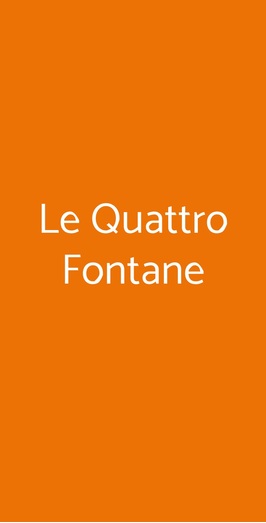 Le Quattro Fontane, Taormina