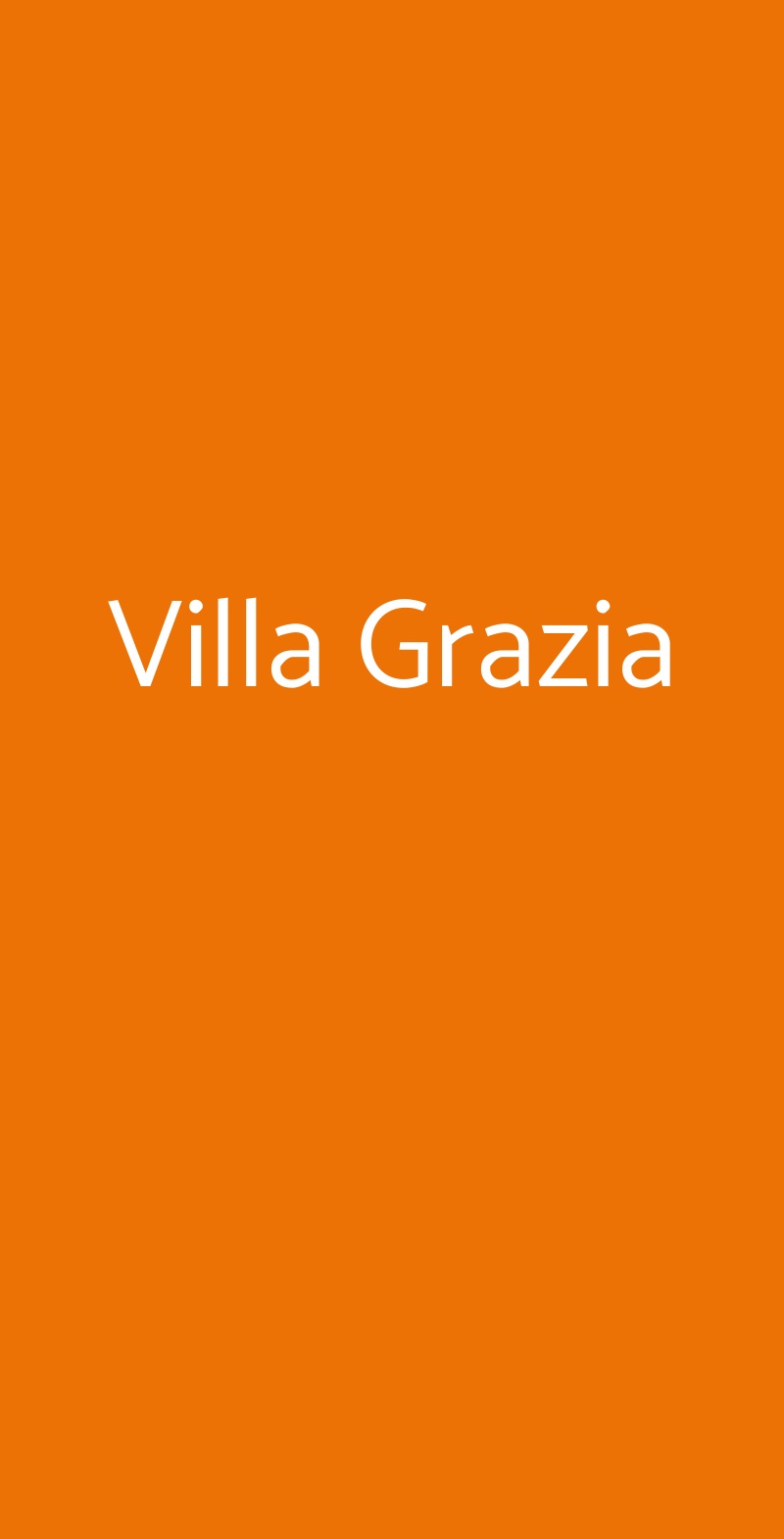 Villa Grazia Viareggio menù 1 pagina