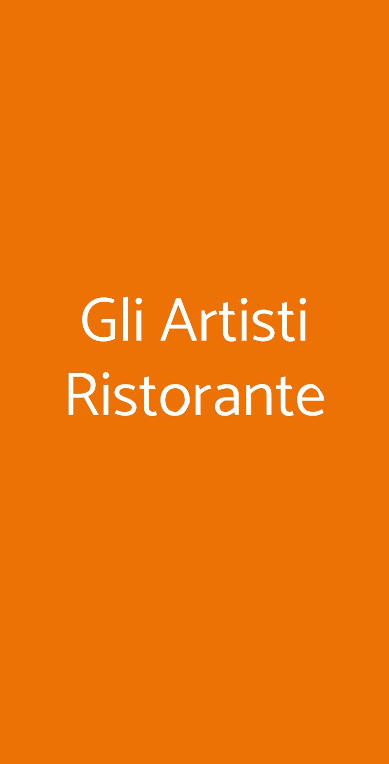 Gli Artisti Ristorante, Borgo San Lorenzo