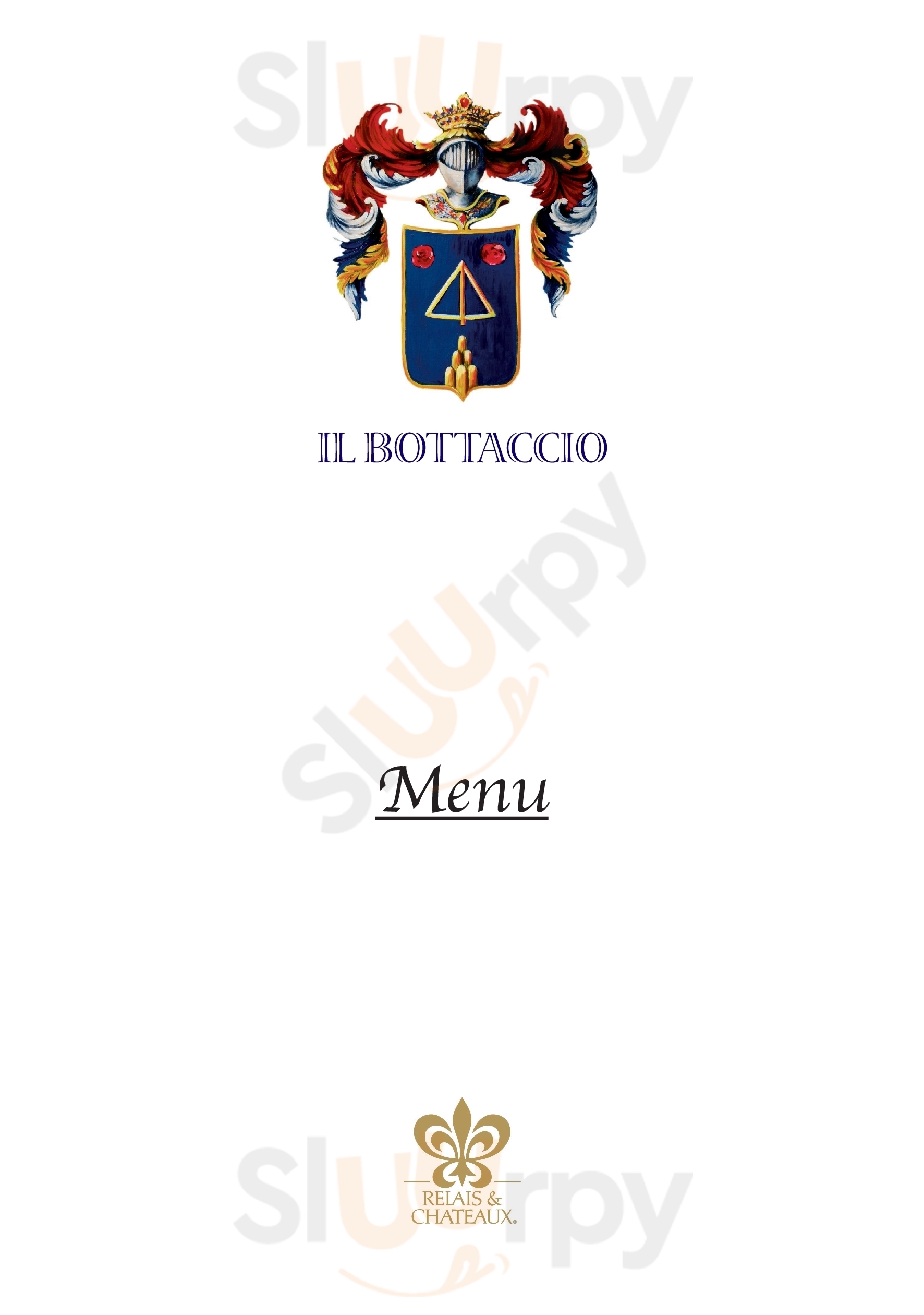 Il Bottaccio Restaurant Montignoso menù 1 pagina