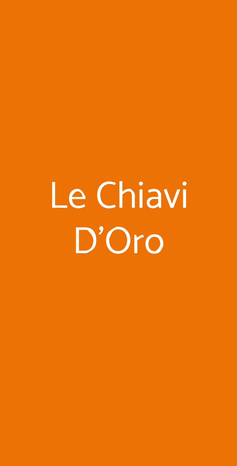 Le Chiavi D'oro, Arezzo