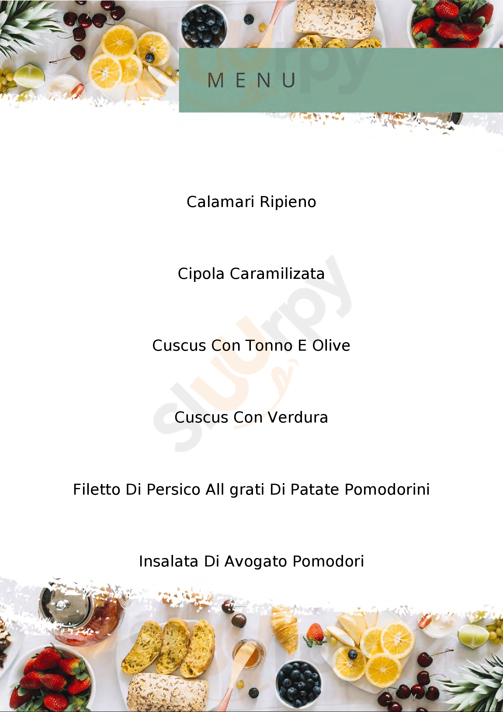 Ristorante Pizzeria Bresciani Carla Forte Dei Marmi menù 1 pagina