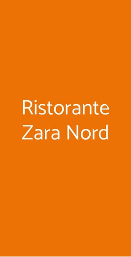 Ristorante Zara Nord, Viareggio