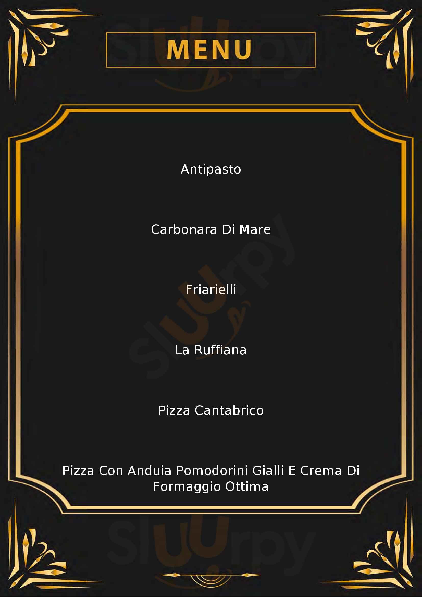 Ristorante Pizzeria La Nuova Mangiatoia Porto Azzurro menù 1 pagina