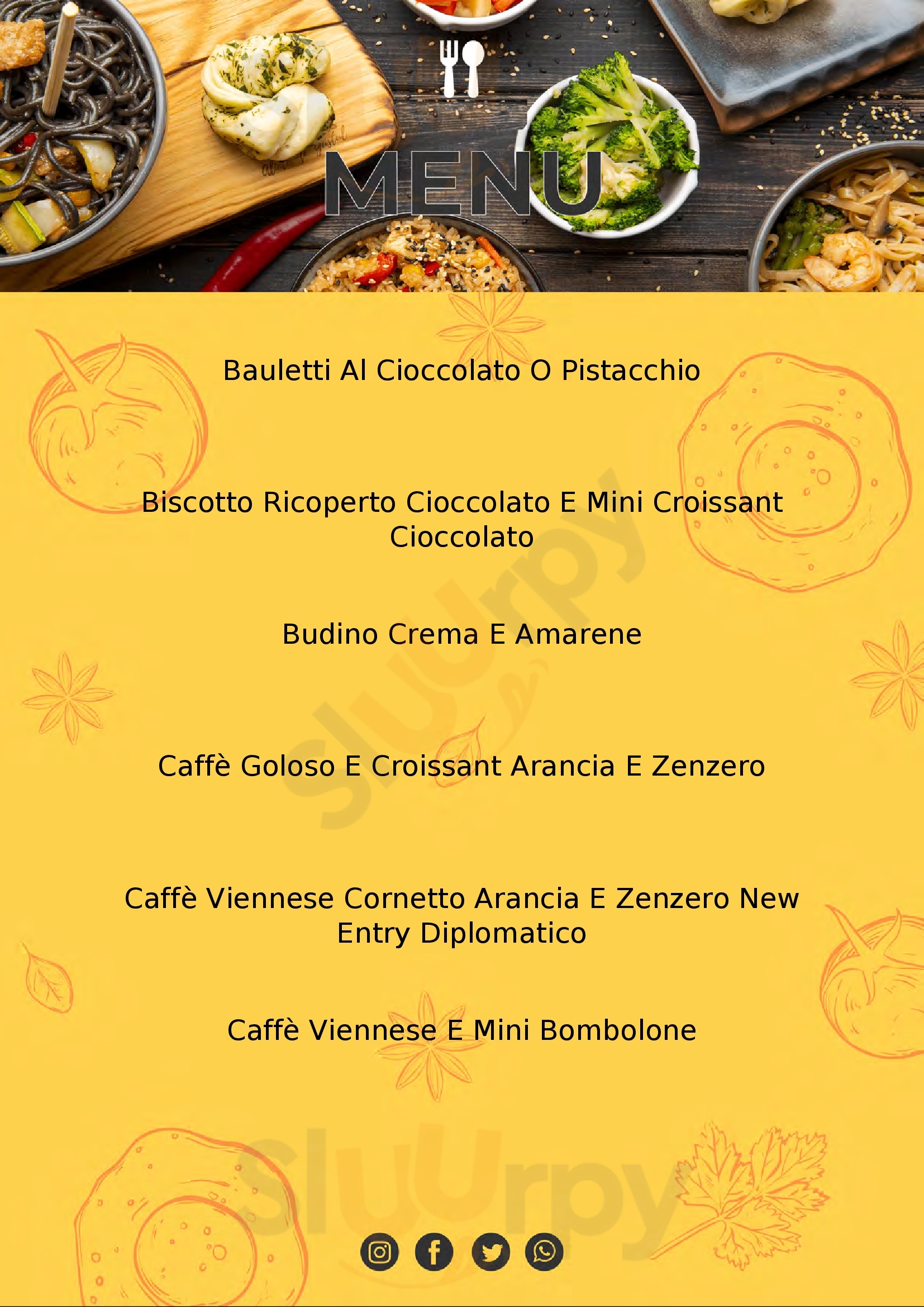 PASTICCERIA CAFFE' CHICCO D'ORO Prato menù 1 pagina