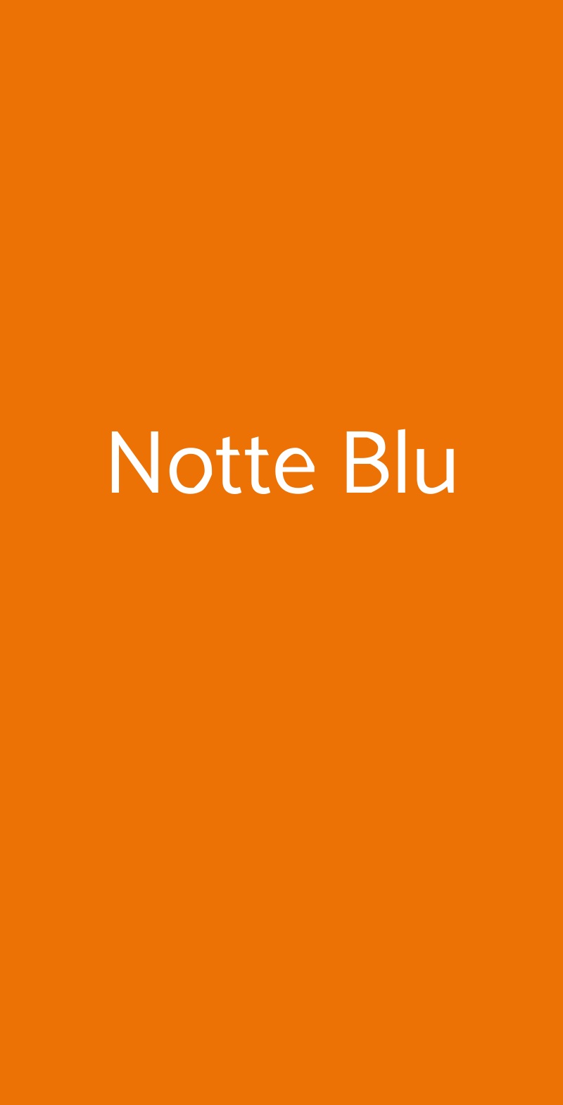 Notte Blu, Bagno a Ripoli