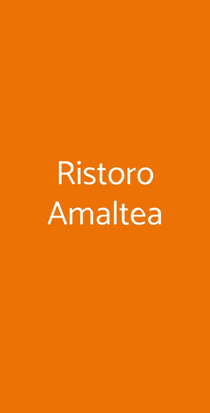 Ristoro Amaltea Pisa menù 1 pagina