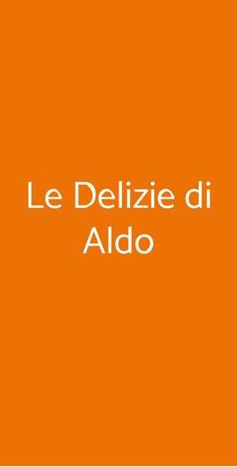 Le Delizie Di Aldo, Monte San Savino