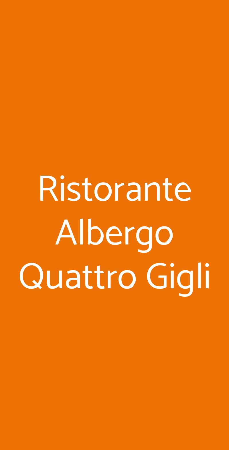 Ristorante Albergo Quattro Gigli Montopoli in Val d'Arno menù 1 pagina