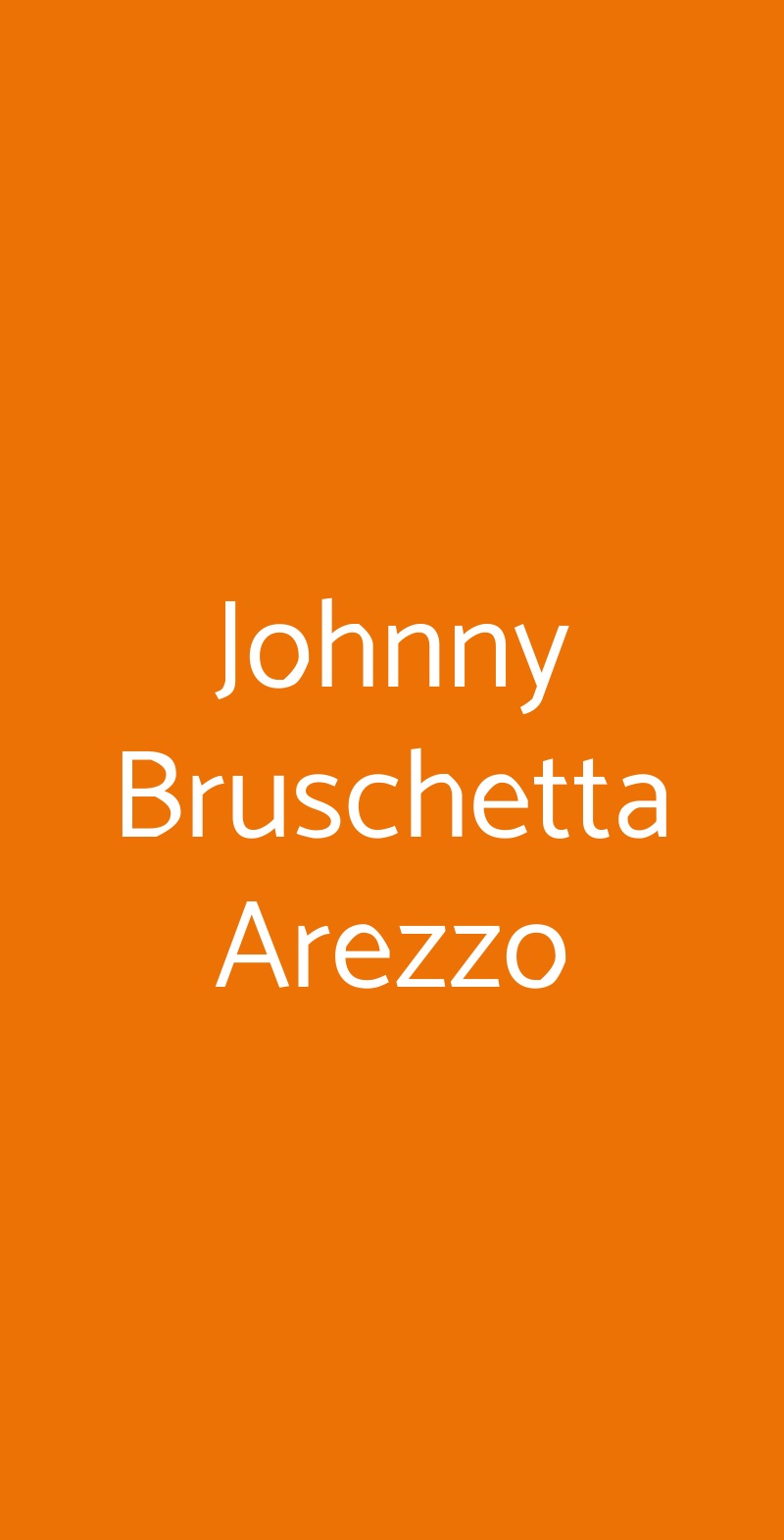 Johnny Bruschetta Arezzo Arezzo menù 1 pagina