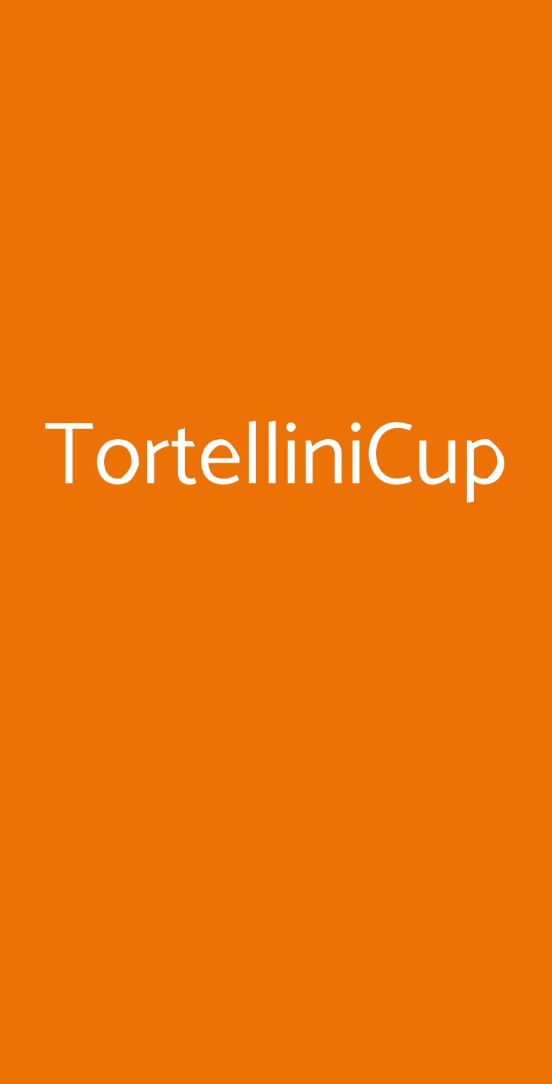 Tortellinicup, Firenze