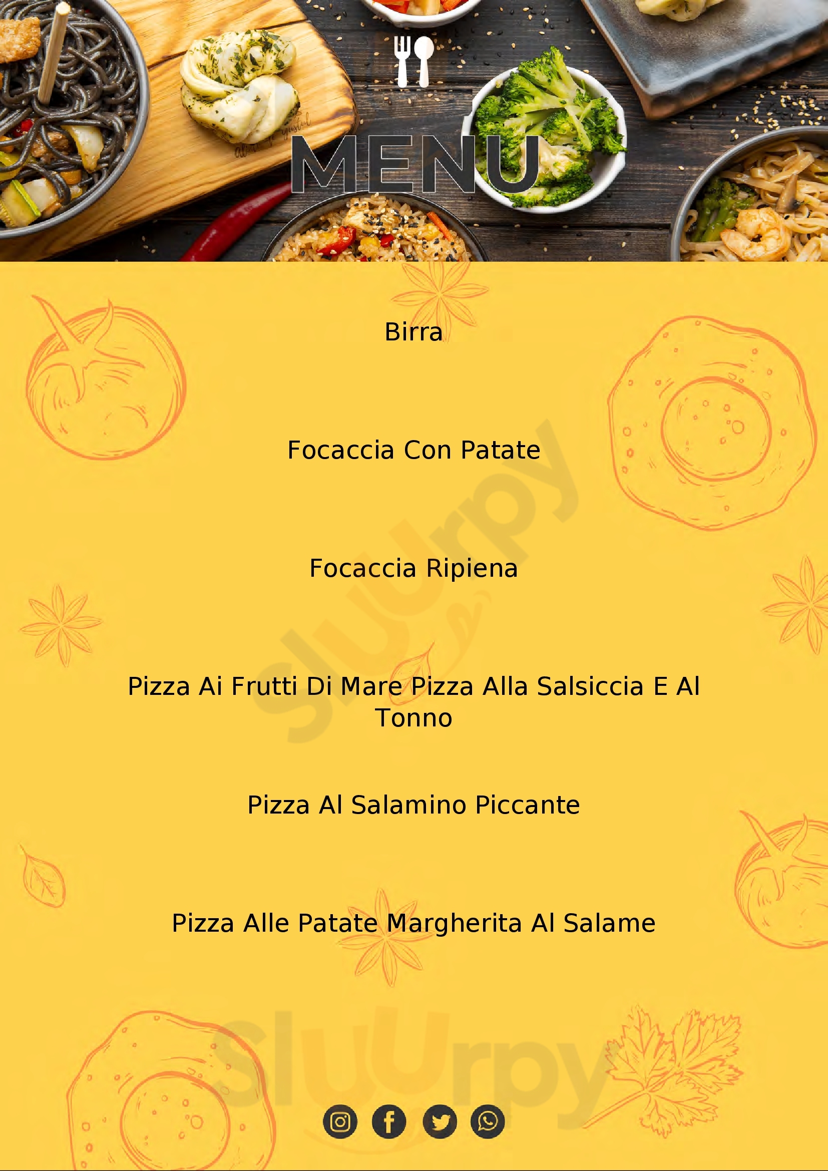 Pizzeria Rusticanella Viareggio menù 1 pagina
