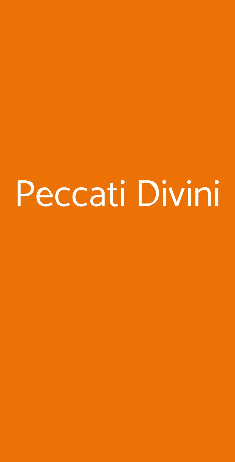 Peccati Divini Portoferraio menù 1 pagina