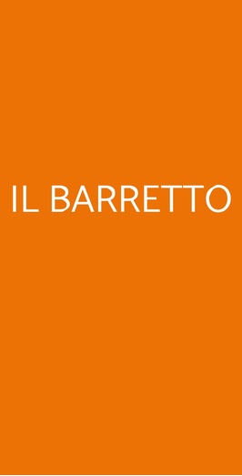 Il Barretto, Firenze
