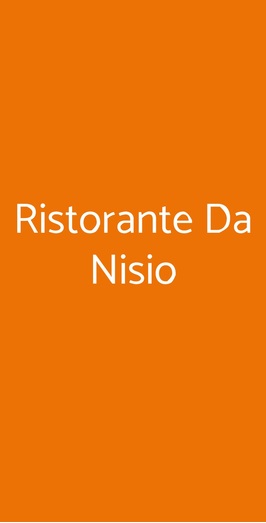 Ristorante Da Nisio, San Gimignano