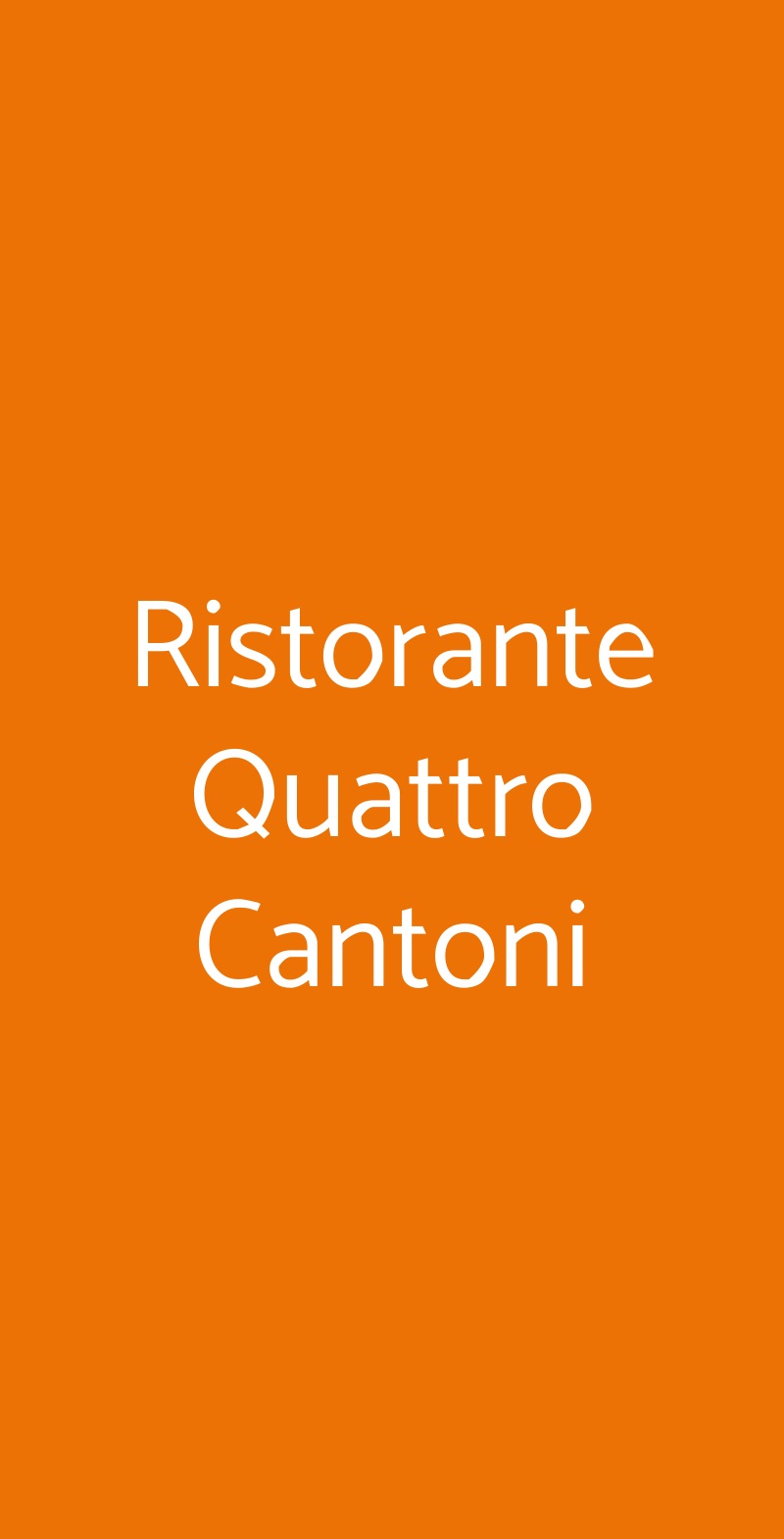 Ristorante Quattro Cantoni Siena menù 1 pagina