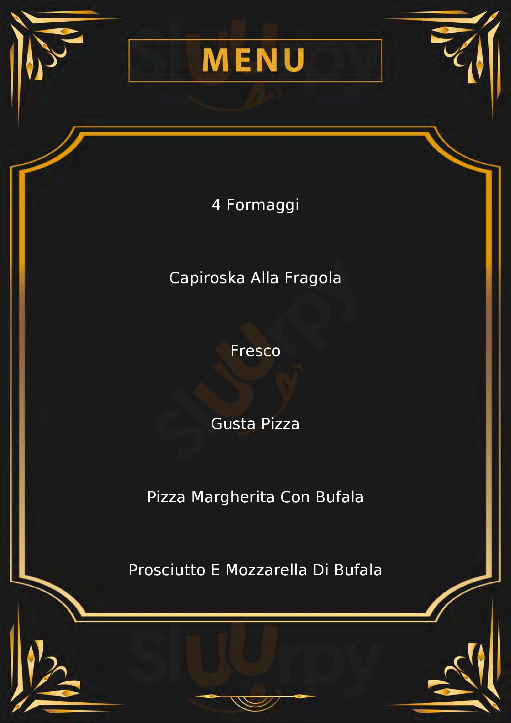 Pizzeria Riva d'Arno Firenze menù 1 pagina