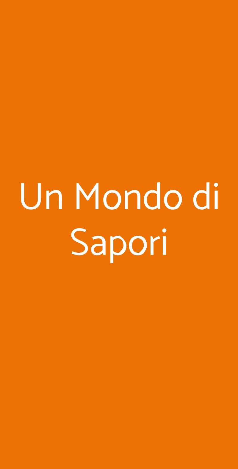 Un Mondo di Sapori San Gimignano menù 1 pagina