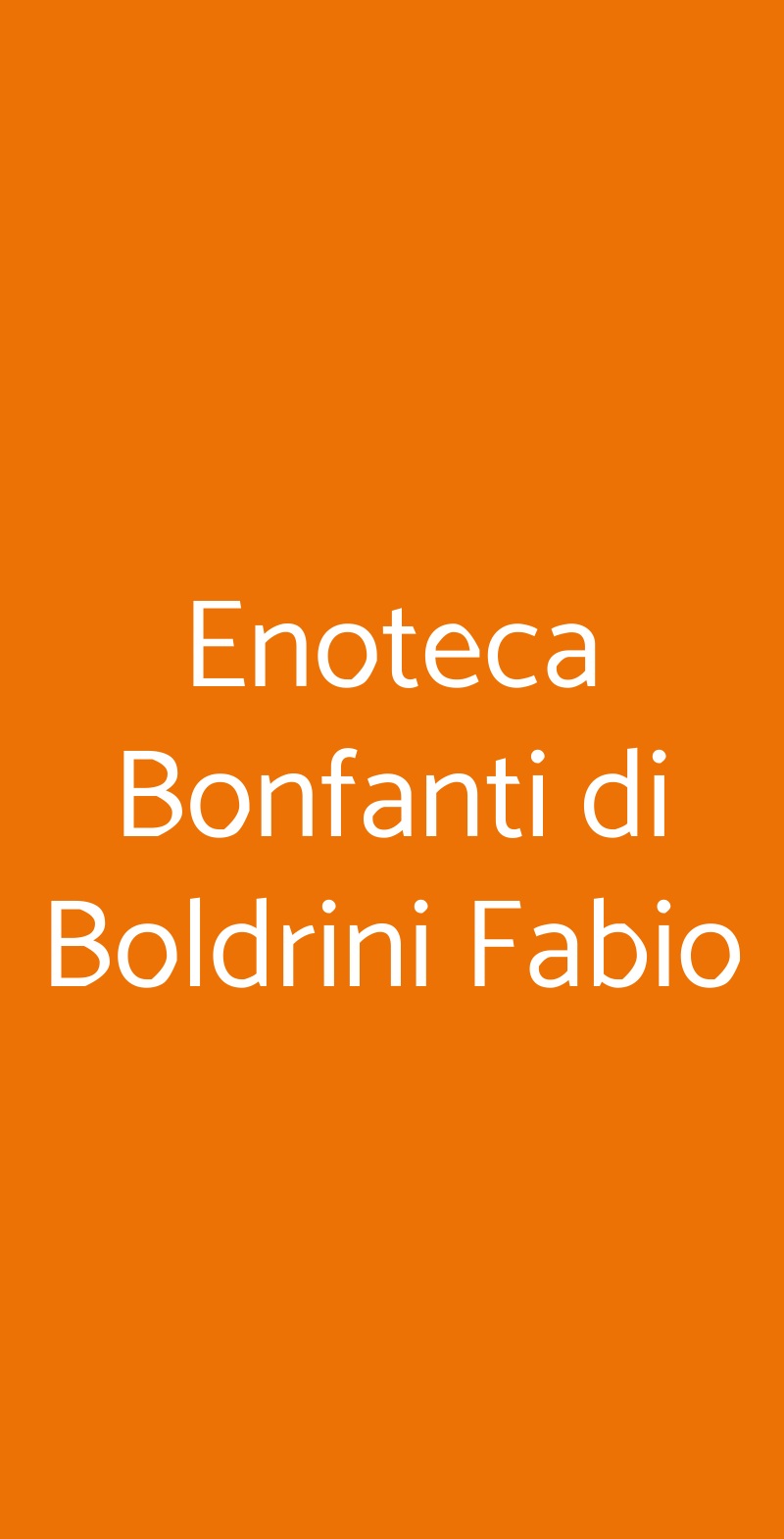 Enoteca Bonfanti di Boldrini Fabio Larciano menù 1 pagina
