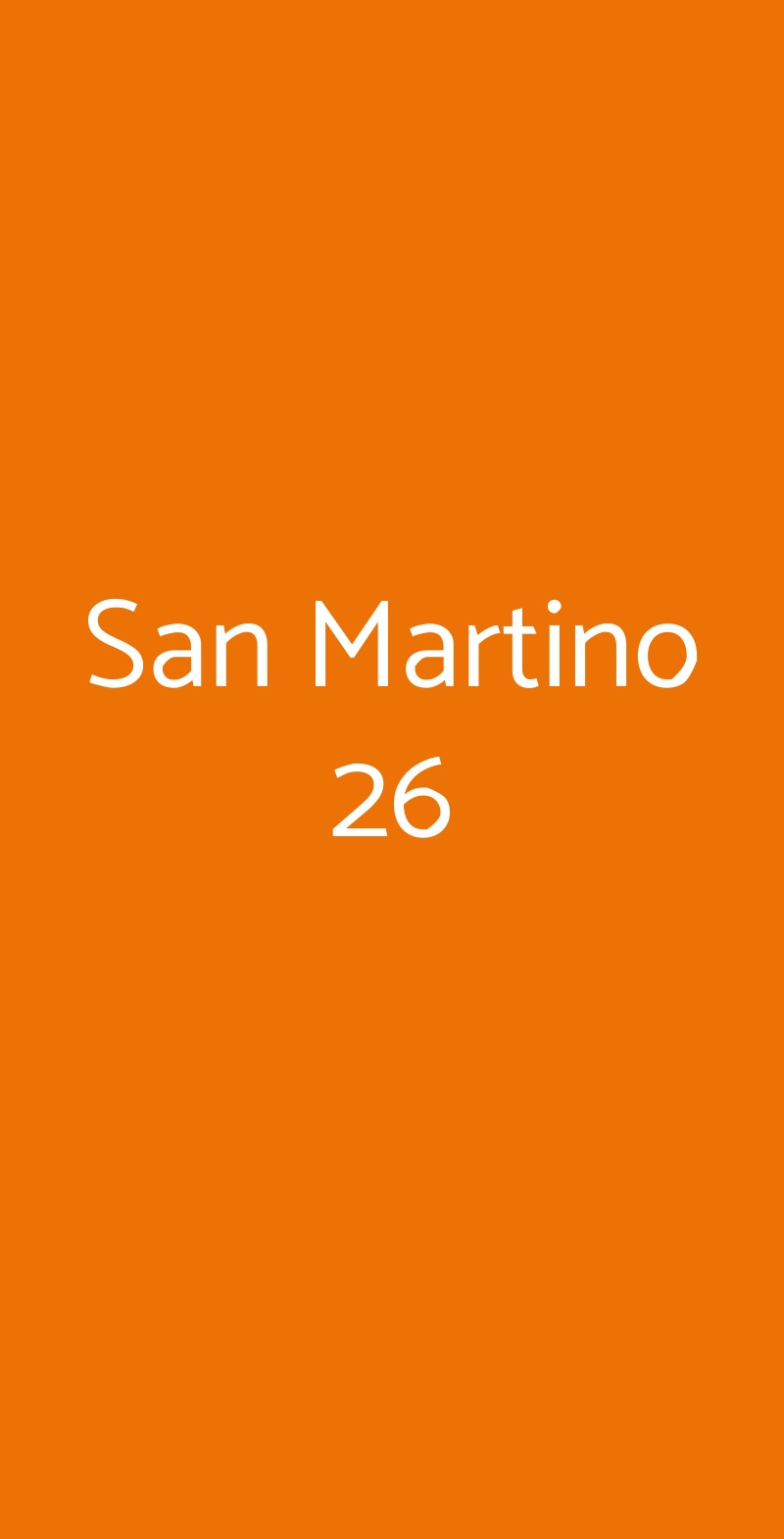 San Martino 26 San Gimignano menù 1 pagina