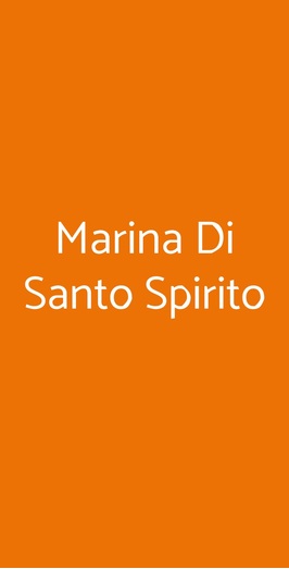 Marina Di Santo Spirito, Firenze