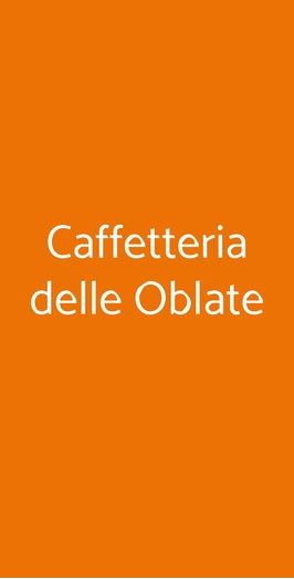 Caffetteria Delle Oblate, Firenze