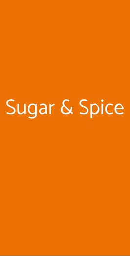 Sugar & Spice, Firenze