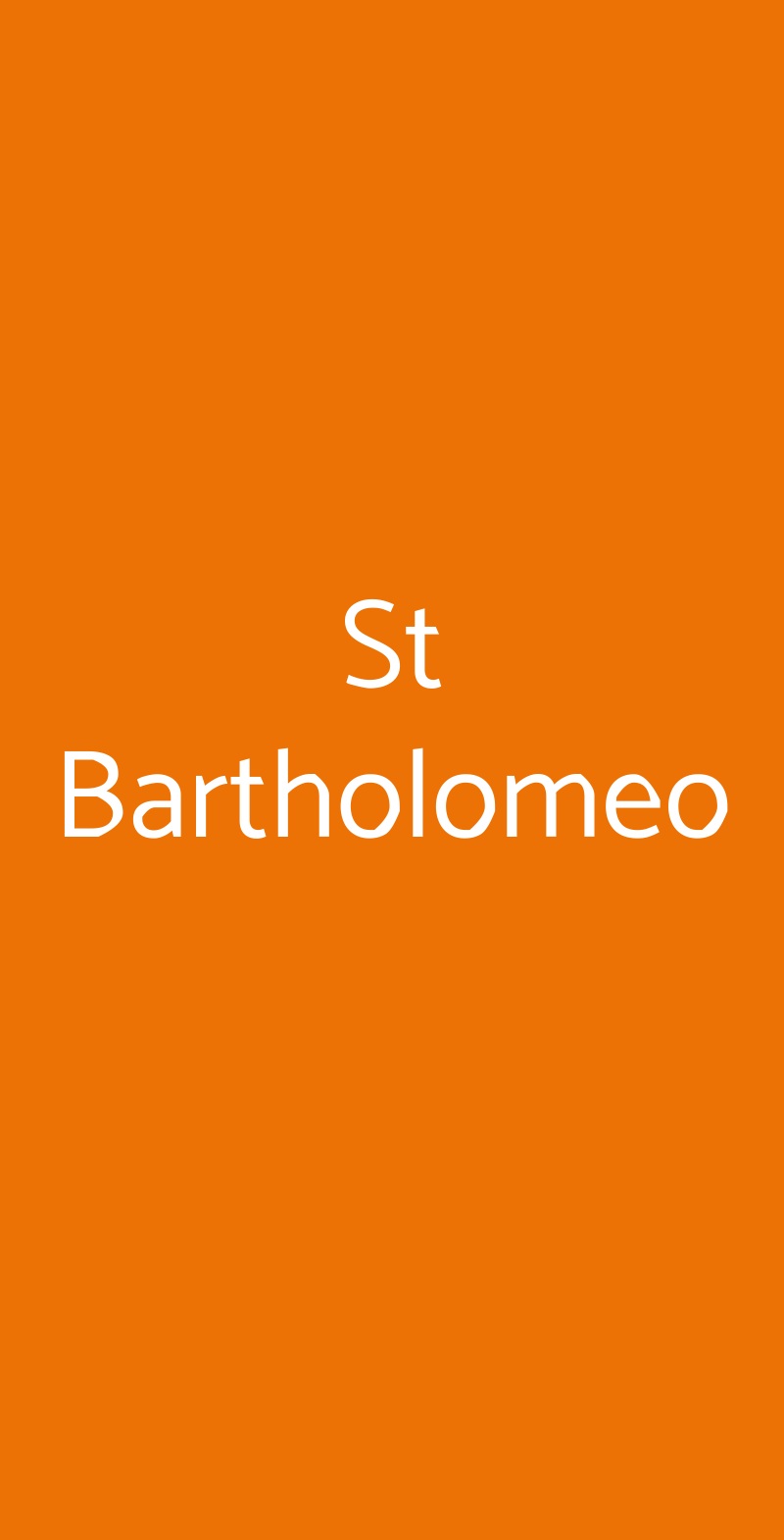 St Bartholomeo Lucca menù 1 pagina