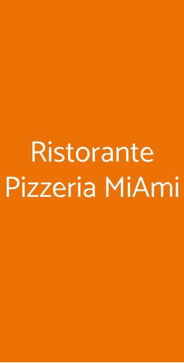 Ristorante Pizzeria Miami, Prato