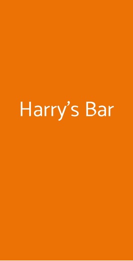 Harry's Bar, Firenze