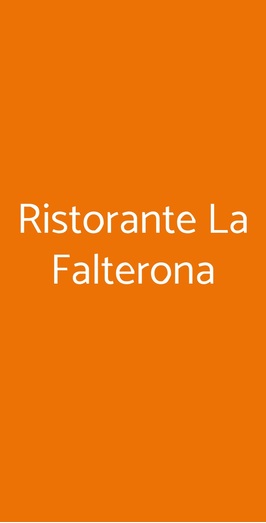 Ristorante La Falterona, Firenze